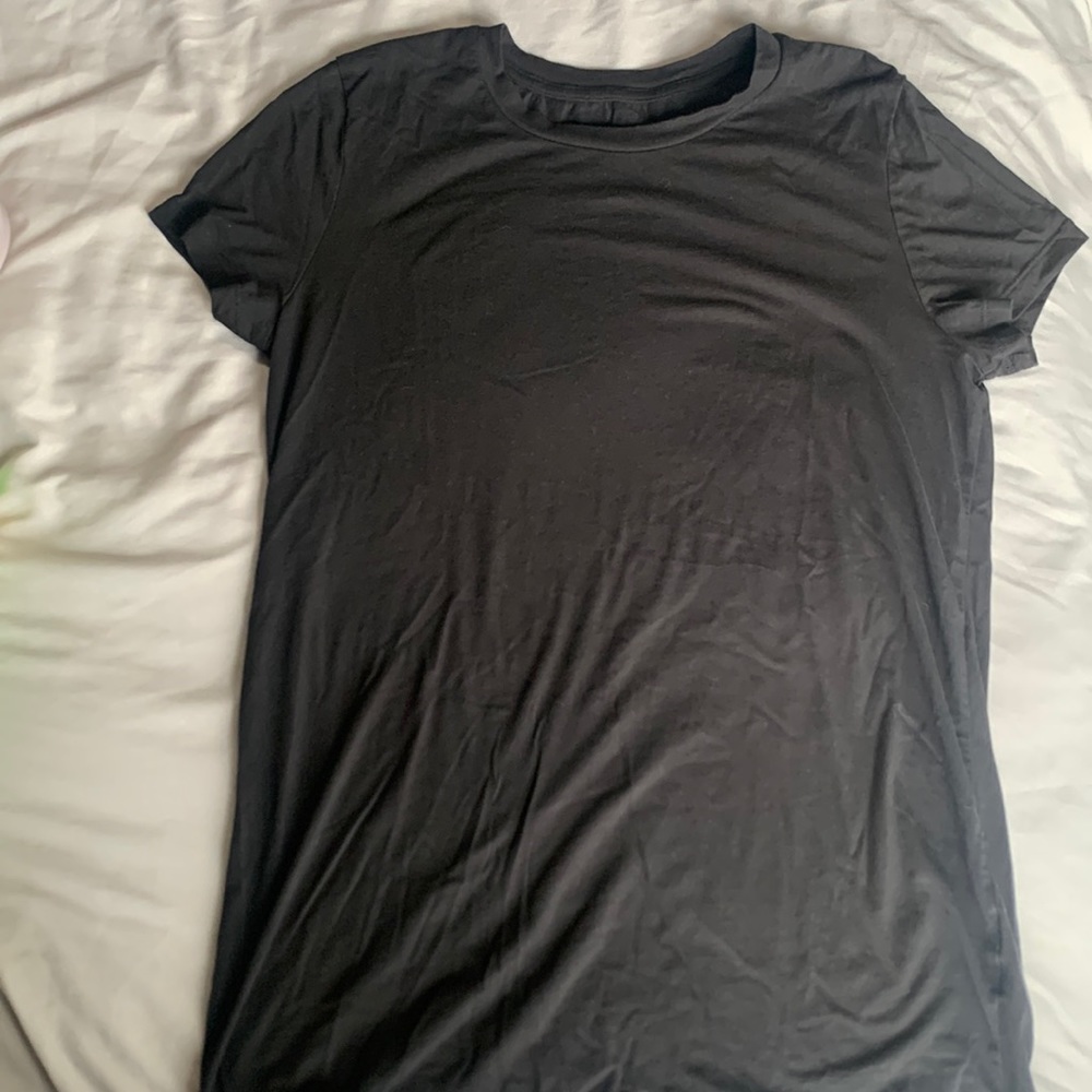 M Joe Fresh soft plain black t shirt